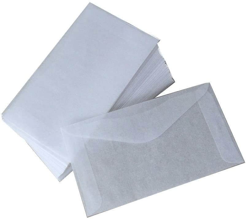 Mini glassine envelopes (100)