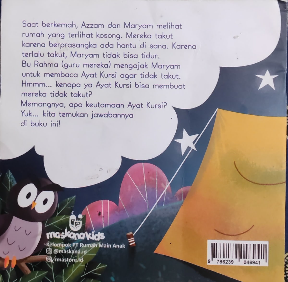 Keutamaan Ayat Kursi, Aku Tidak Takut Setan