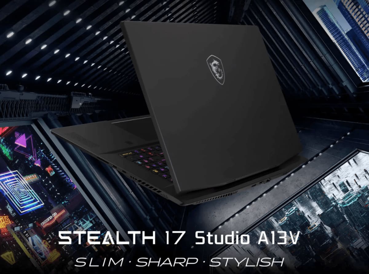 MSI Stealth 17 Studio, i9-13900H, RTX 4070, 16 GB DDR5-5200, 1 TB SSD, QHD 240 hz 100% DCI-P3
