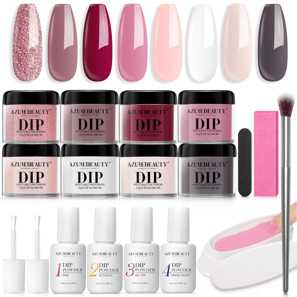 AZUREBEAUTY Dip Powder Nail Kit