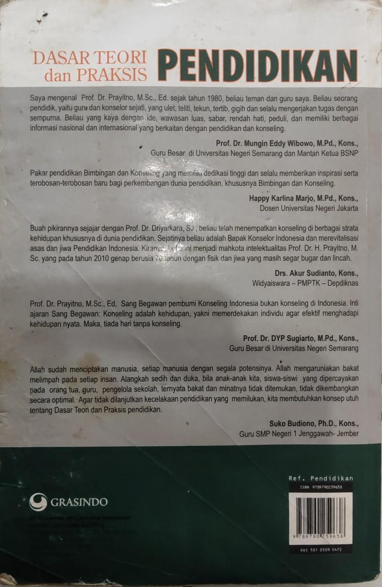 Dasar Teori dan Praksis Pendidikan