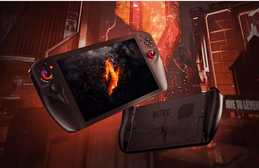 Acer Nitro Blaze 11, Ryzen 7-8840HS, AMD Radeon 780M, 16 GB DDR5X-7500, QHD+ 120 Hz 500 nits 98% DCI-P3