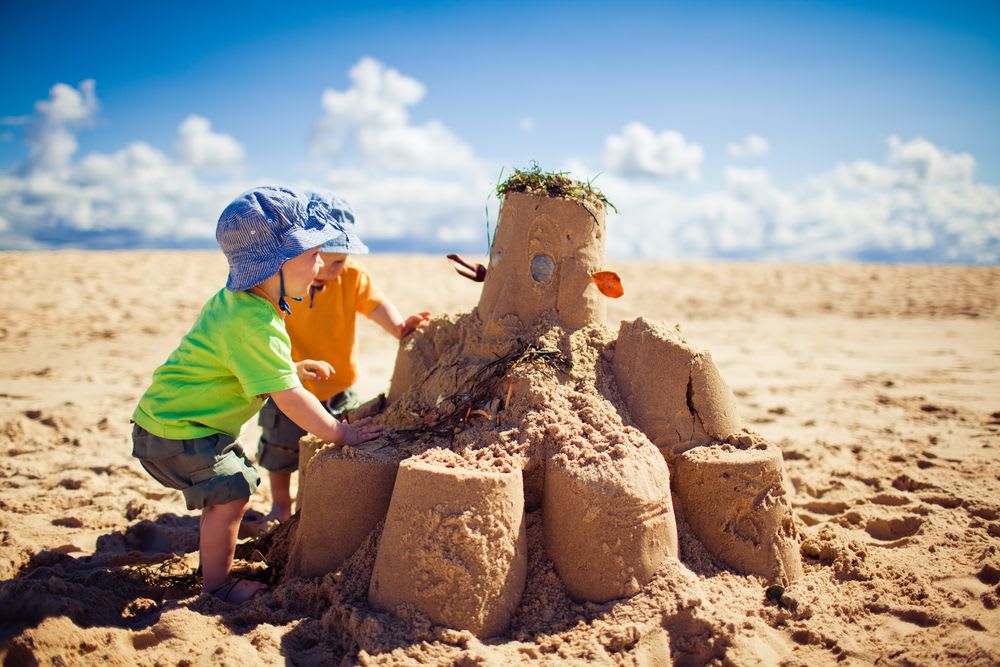 Build a sandcastle