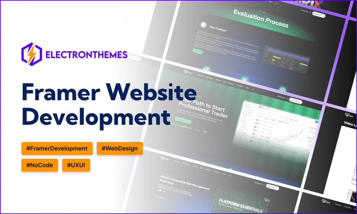 Framer website design and development service