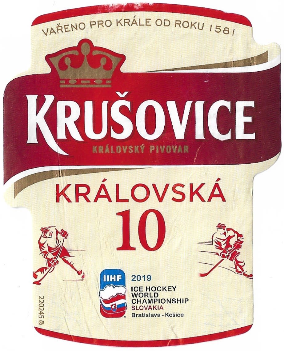Krušovice Královská 10 Ice Hockey WCh Slovakia
