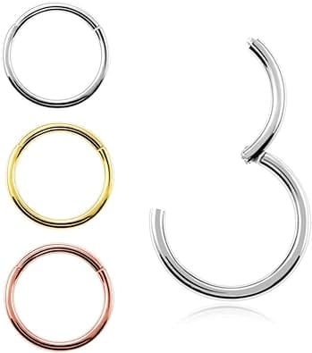 Nose Ring Set of 3