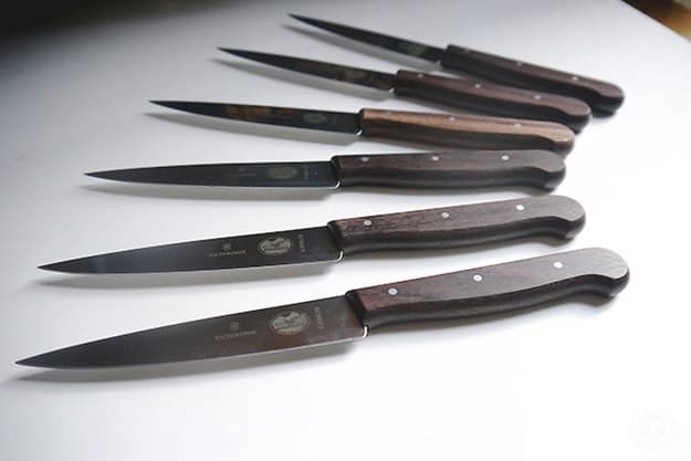 Victorinox Rosewood Straight Edge Steak Knife Set