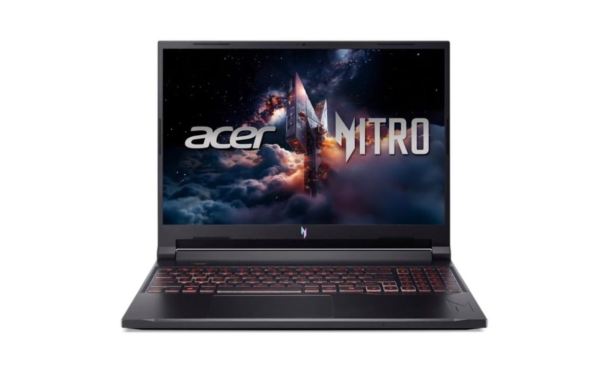 Acer Nitro V16, Intel Core Ultra Core 7-240H, RTX 5060, 32 GB DDR5, 512 GB SSD, FHD+ 180 Hz 400 nits 100% sRGB