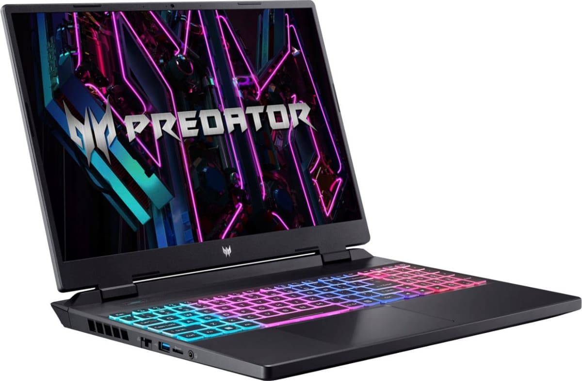 Acer Predator Helios Neo 16, i7-13650HX, RTX 4060, 16 GB DDR5, 512 GB SSD, FHD+ 165 hz 400 nits 100% sRGB
