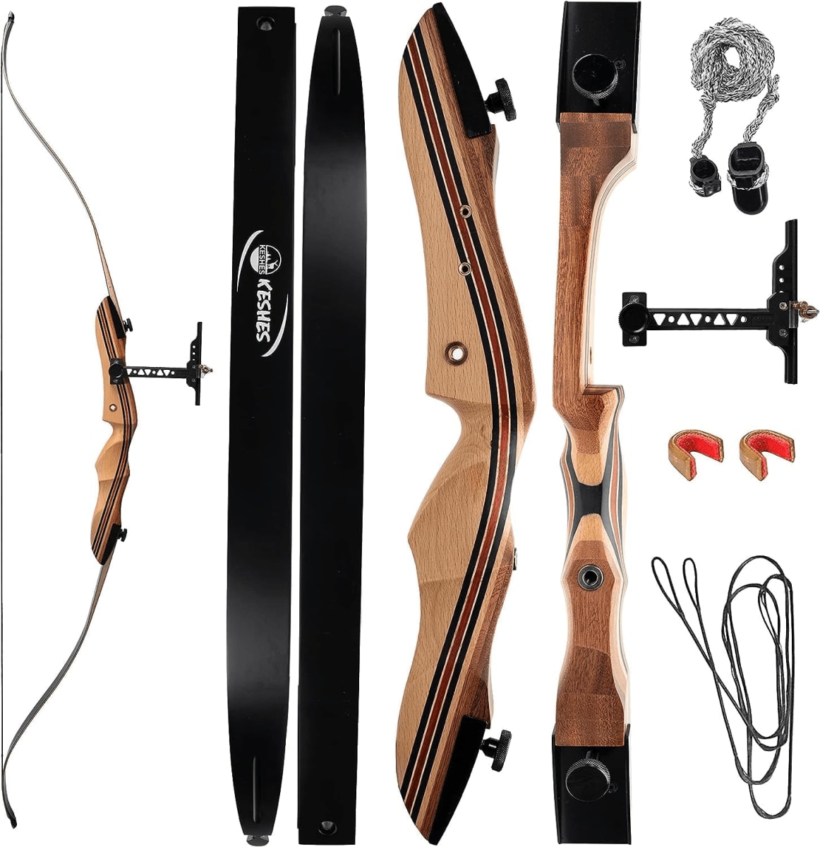 KESHES Takedown Hunting Recurve Bow and Arrow