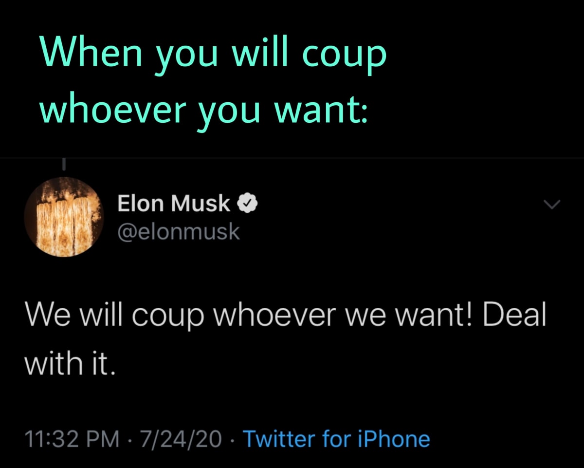 When You Will Coup Whoever You Want