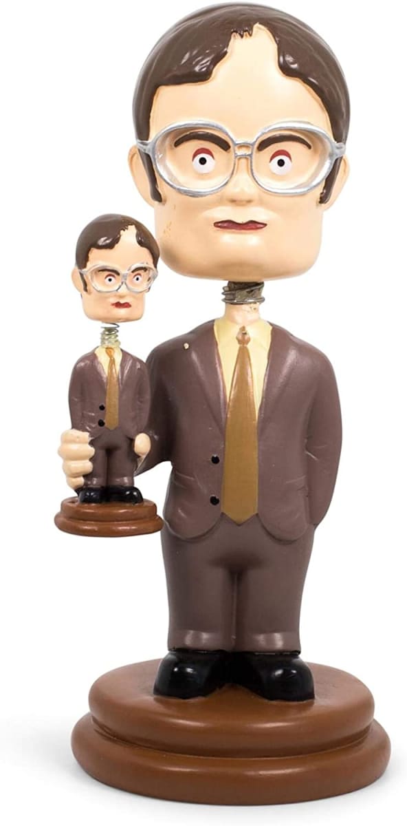 The Office Double Dwight Resin Bobblehead