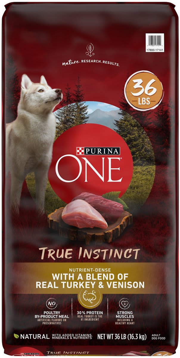 Purina ONE Natural True Instinct With Real Turkey & Venison High Protein Dry Dog Food