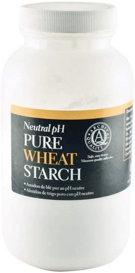 Wheat starch adhesive