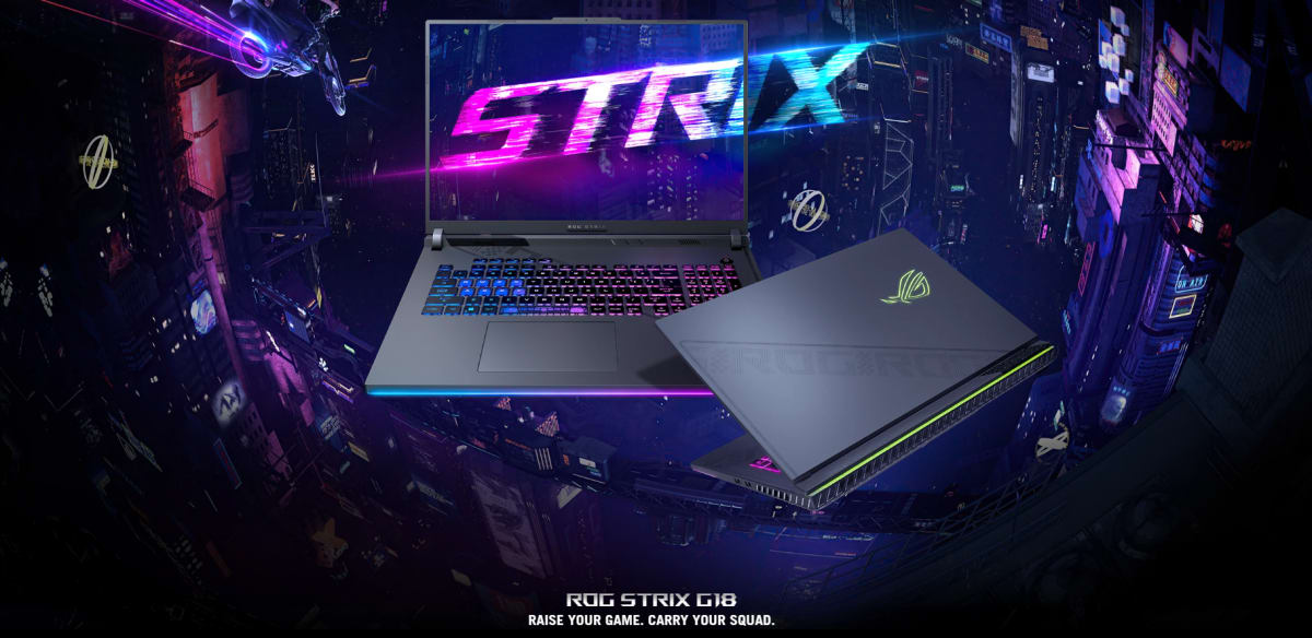 Asus Strix G18, i7-13650HX, RTX 4060, 16 GB DDR5-4800, 2 TB SSD, QHD+ 240 hz 500 nits 100% DCI-P3