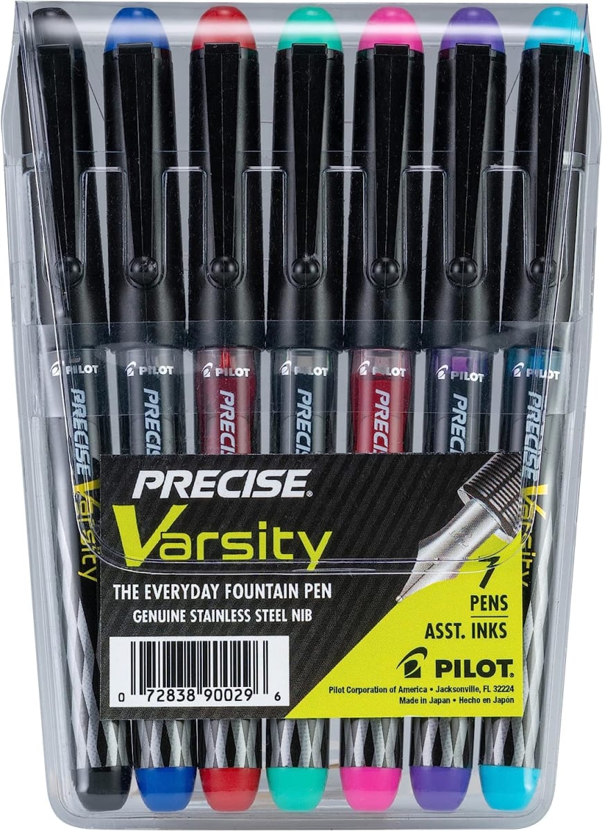 Precise Varsity Pre-Filled Fountain Pens