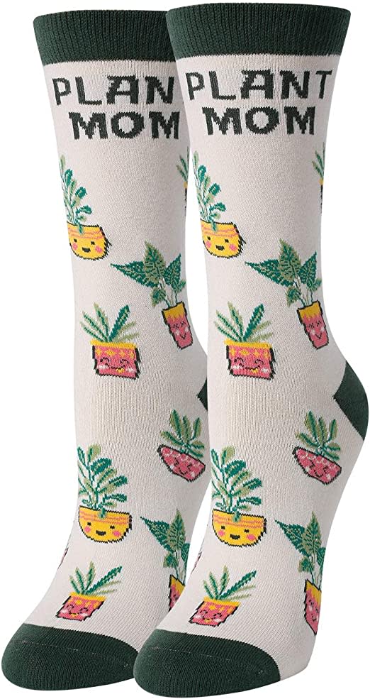 HAPPYPOP Womens Sunflower Cactus Flower Socks