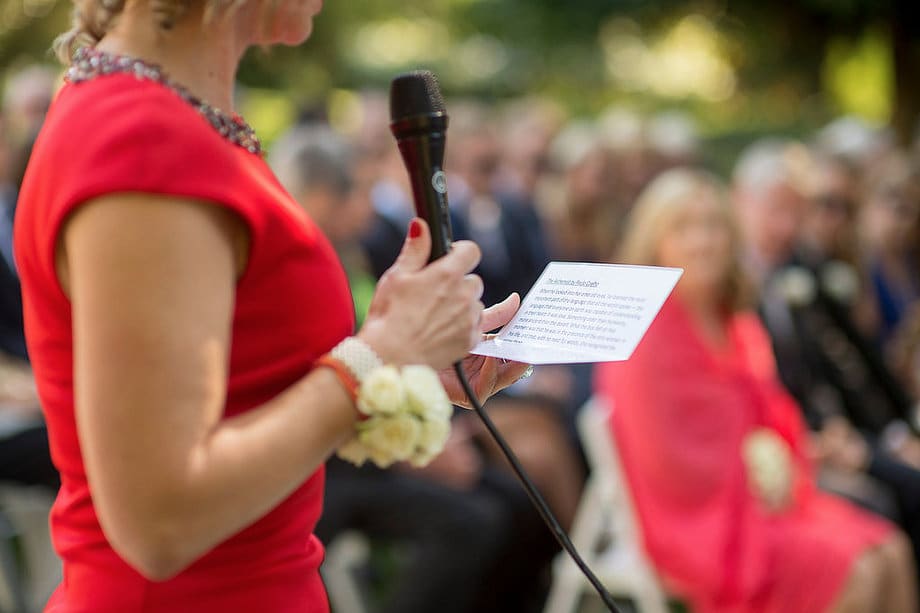 Give readers their scripts, if necessary