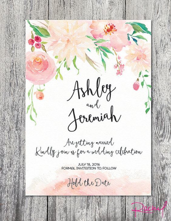 Create or order save-the-dates
