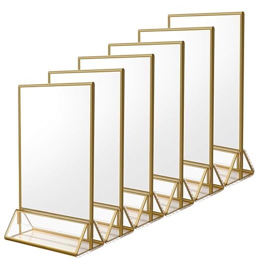 Gold Acrylic Table Numbers
