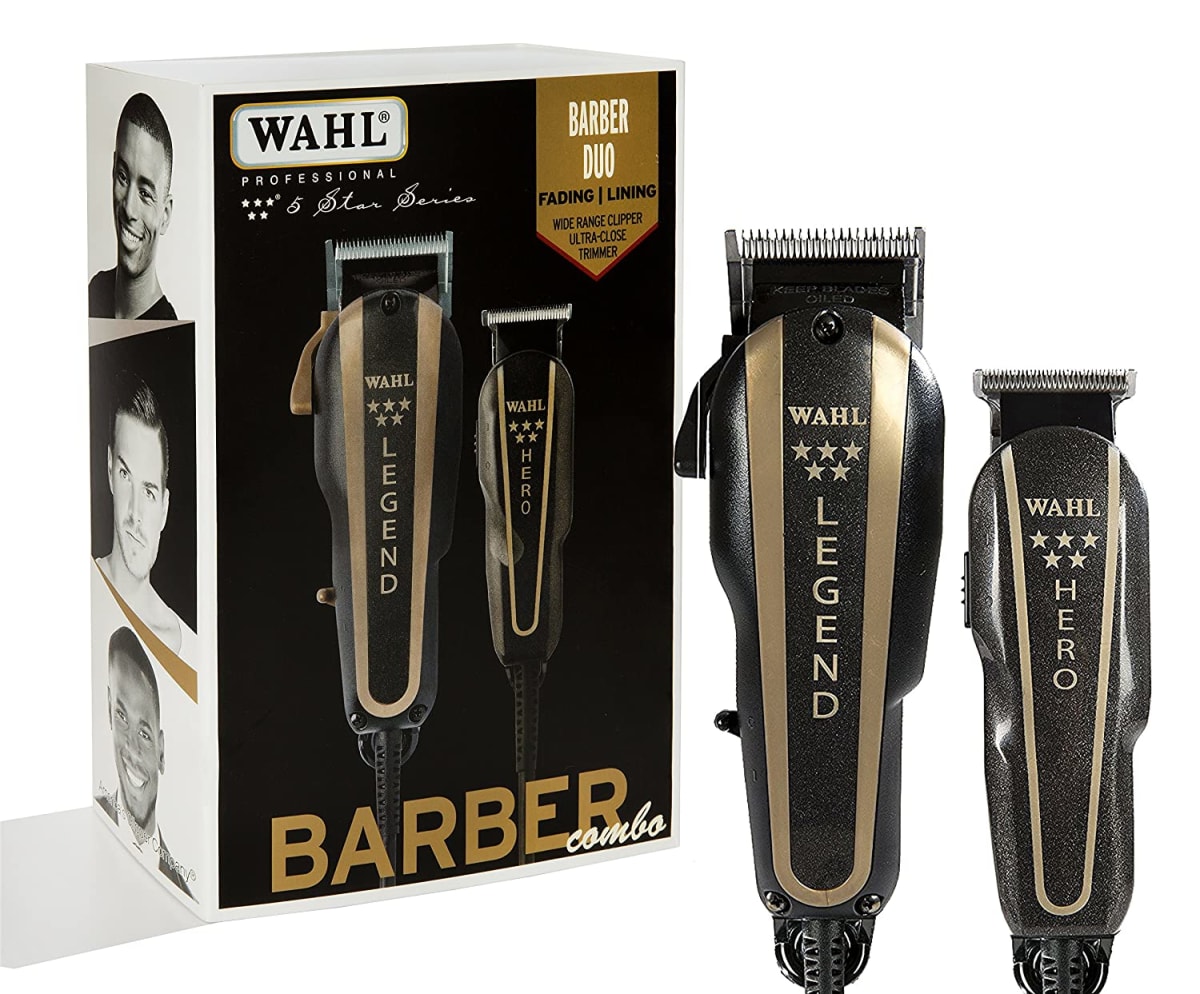 5 Star Series Barber Combo with Legend Clipper and Hero T Blade Trimmer