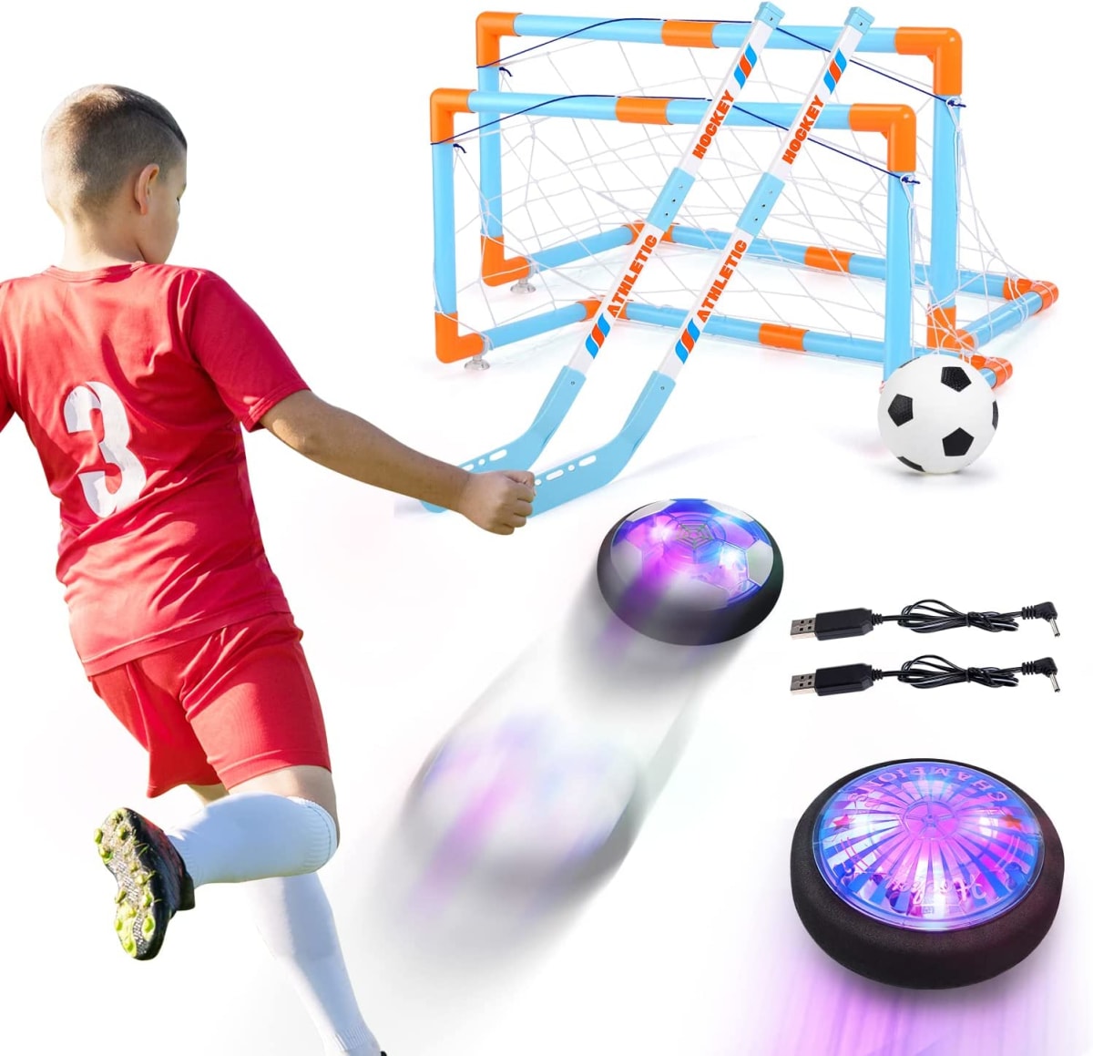 Rechargeable Hover Soccer Ball with LED Lights
