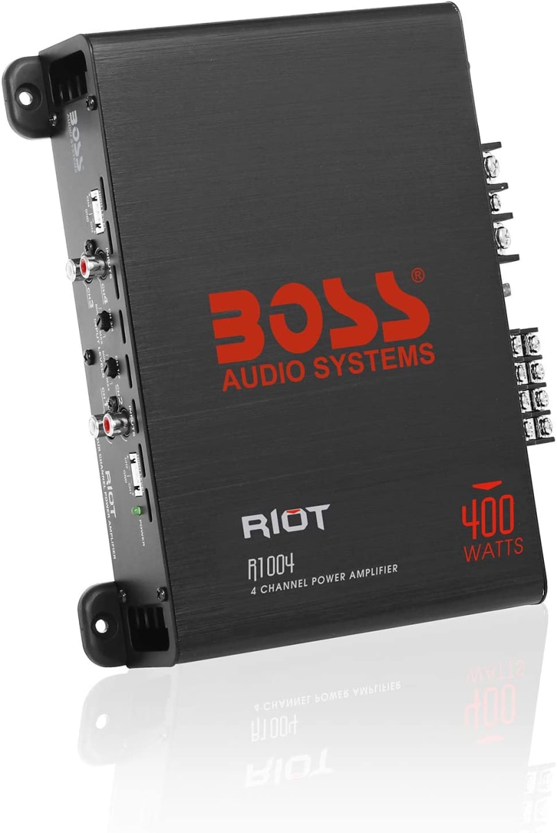 R1004 4 Channel Car Amplifier – Riot Series