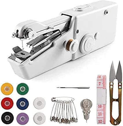 White Handheld Sewing Machine