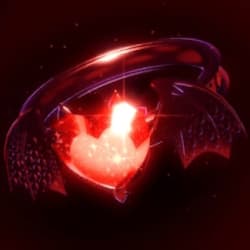 Vampiric Bat Heart Ring