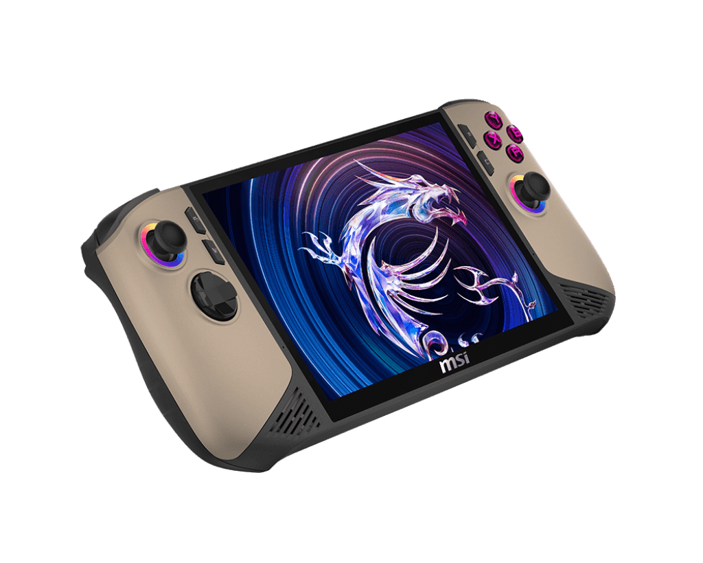 MSI Claw 8 AI+, Intel Ultra 7-258V, Arc 140V, 32 GB DDR5X-8533, 1 TB SSD, FHD+ 120 Hz 500 nits 100% sRGB