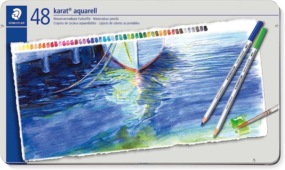 Karat Aquarell 125 Professional Watercolour Pencils Tin