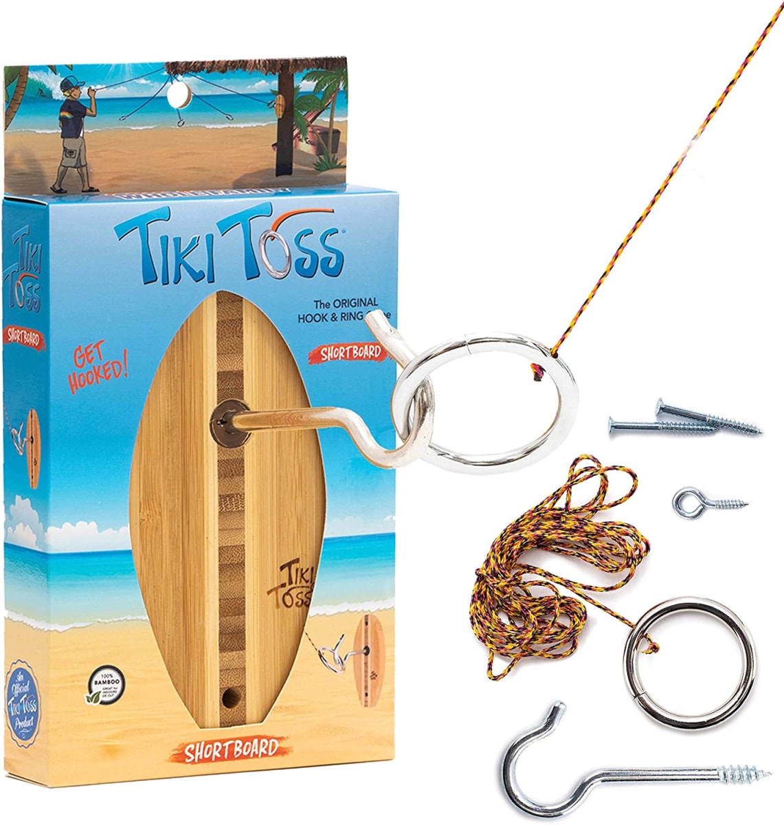 Hook and Ring Toss Game for Adults & Kids