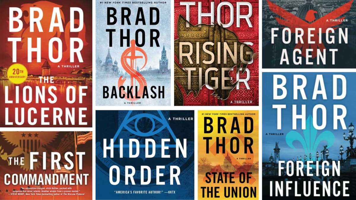 The Complete List of Brad Thor Books in Order