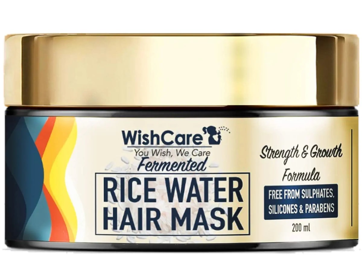Fermented Rice Water Hair Mask- Strength & Growth Formula - For Dry & Frizzy Hair