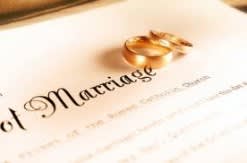 Research marriage requirements needed for the chosen destination