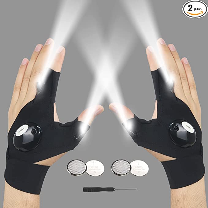 Cool Stretchy Fingerless Light Gloves