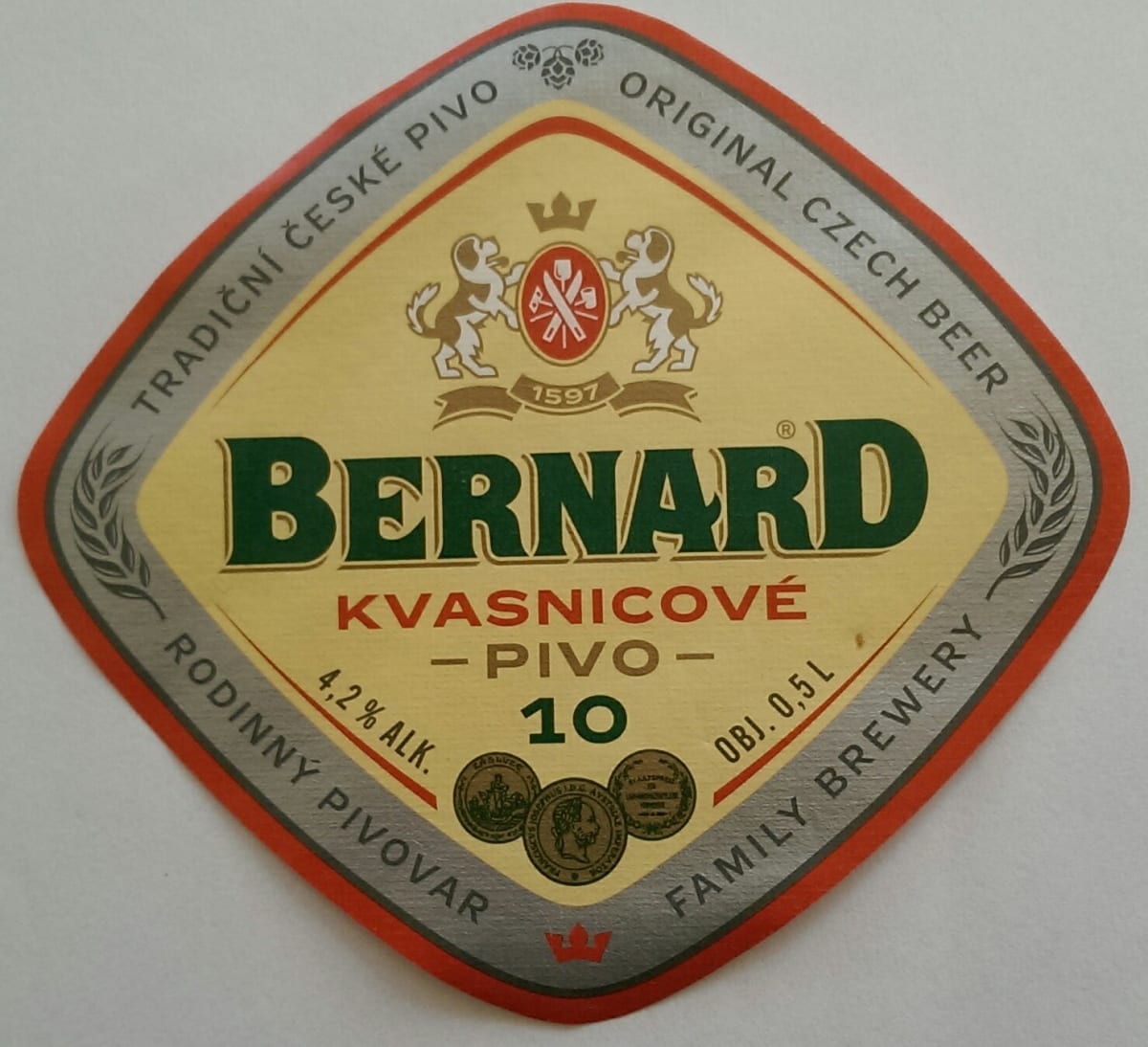Bernard Kvasnicové pivo 10