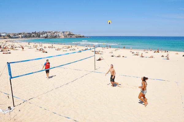Beach volleyball at Bondi Beach