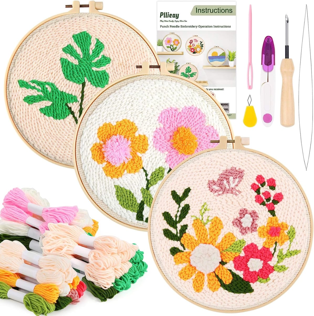 Punch Needle Embroidery Starter Kits