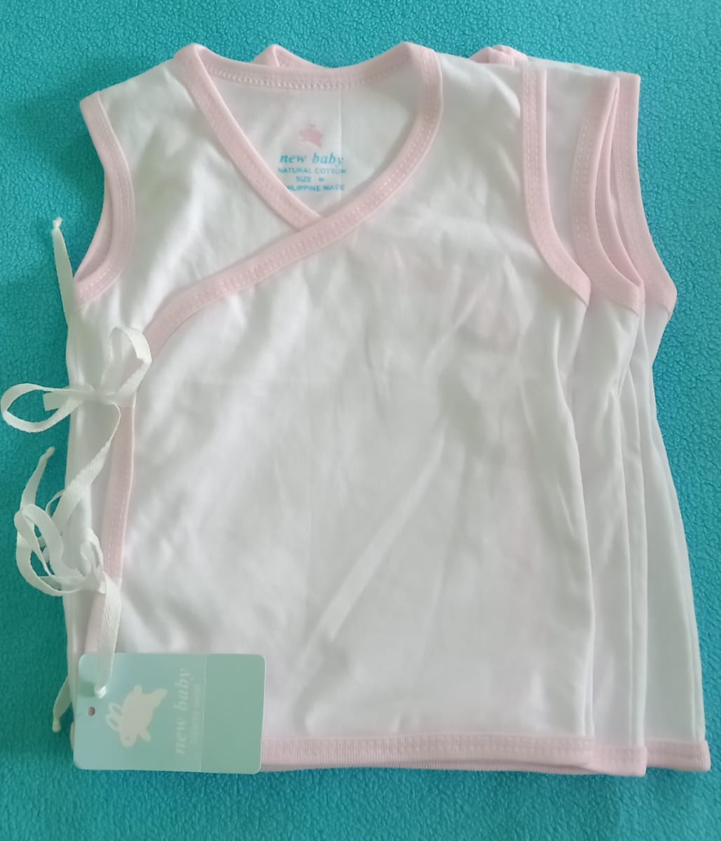 Side Snap/Tie Shirts (sleeveless) 3-6mos