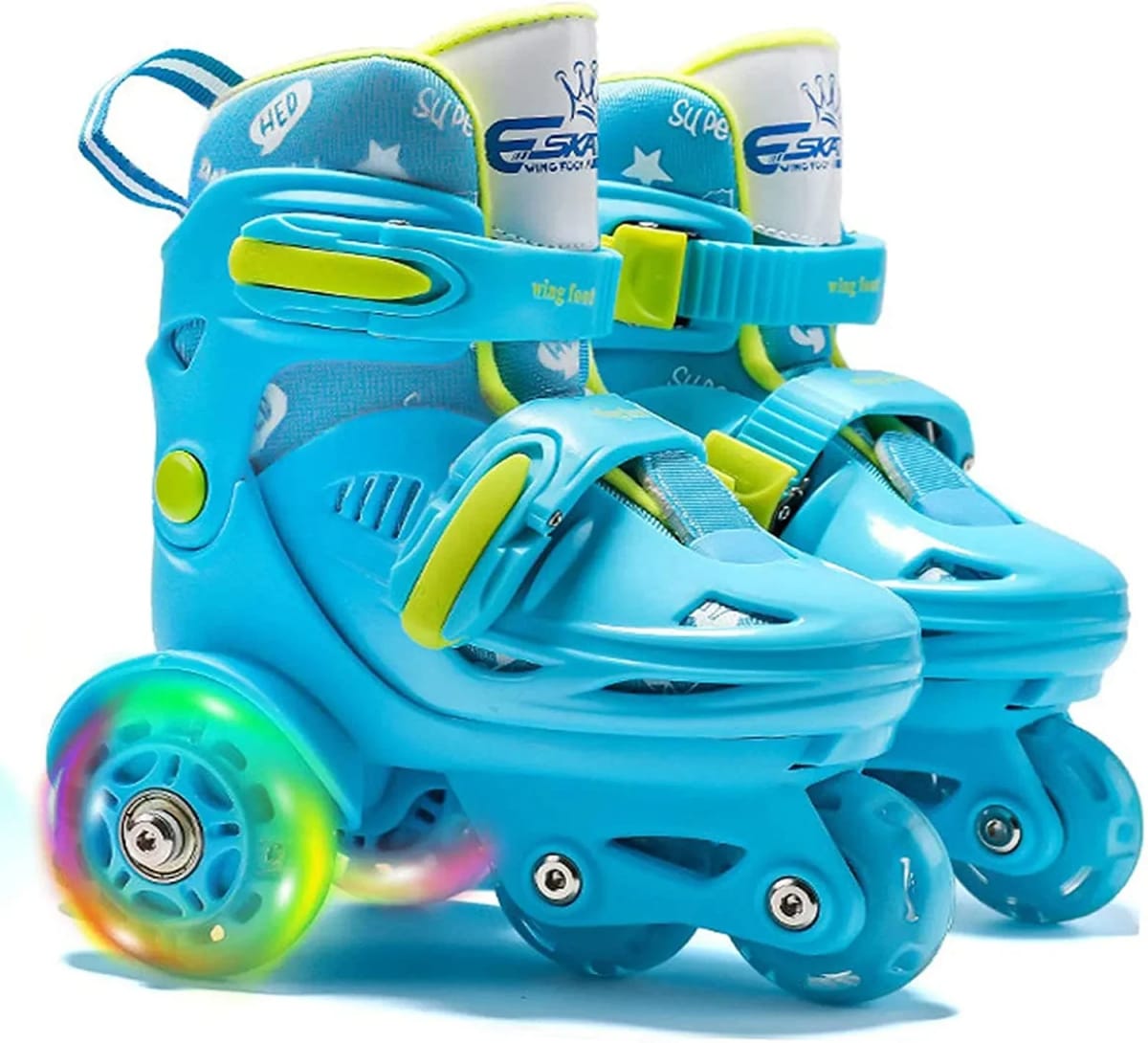 Adjustable Roller Skates for Girls & Boys with Light Up Wheels