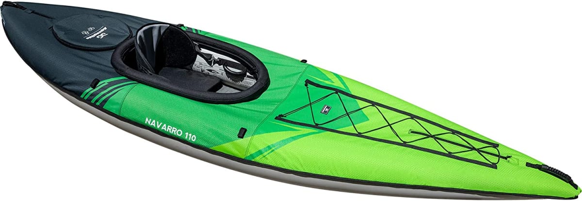 AQUAGLIDE Navarro 110 Convertible Inflatable Kayak with Drop Stitch Floor