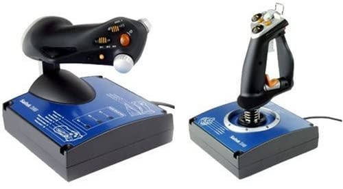 Saitek J24C X45 Flight Control System Joystick and Throttle (USB)