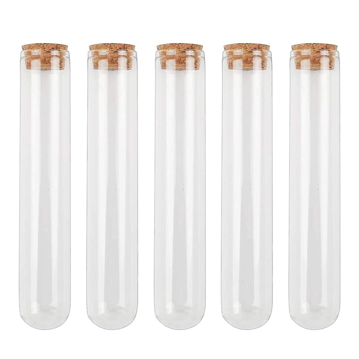 Glass Test Tubes with Cork Stoppers for Bath Salt