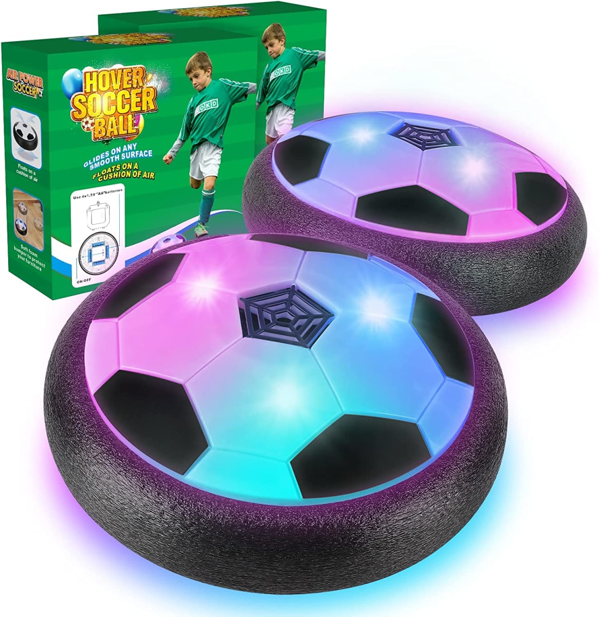 Air Floating Soccer Toy with LED Lights