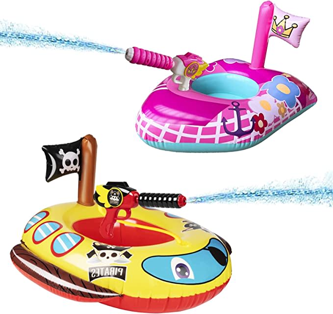Toddlers Pool Floats with Water Gun