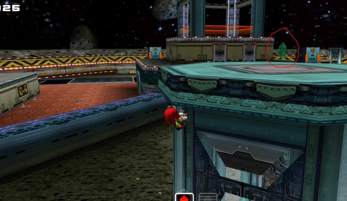 On top of the steel drilling tower.