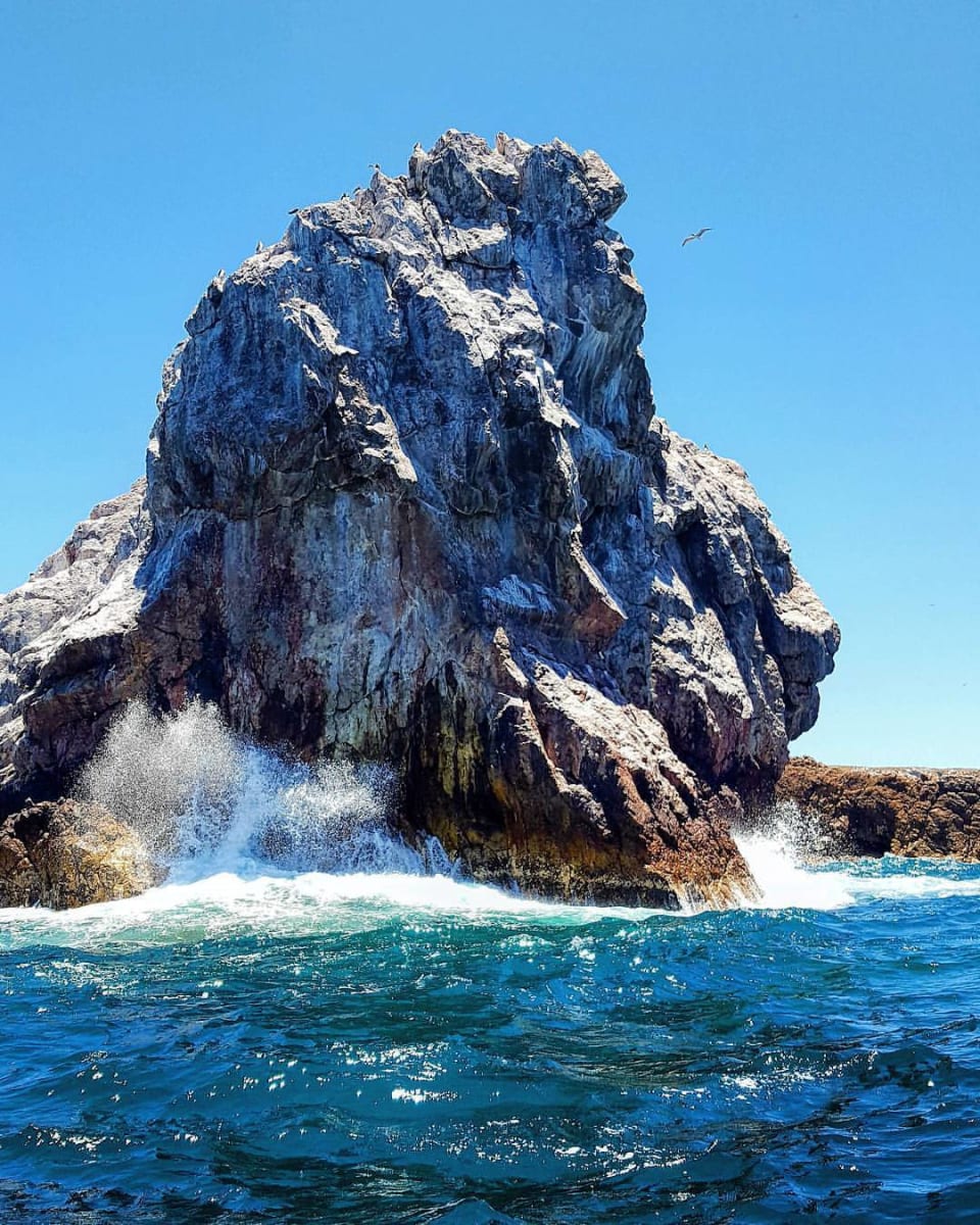 Marieta Island cliff
