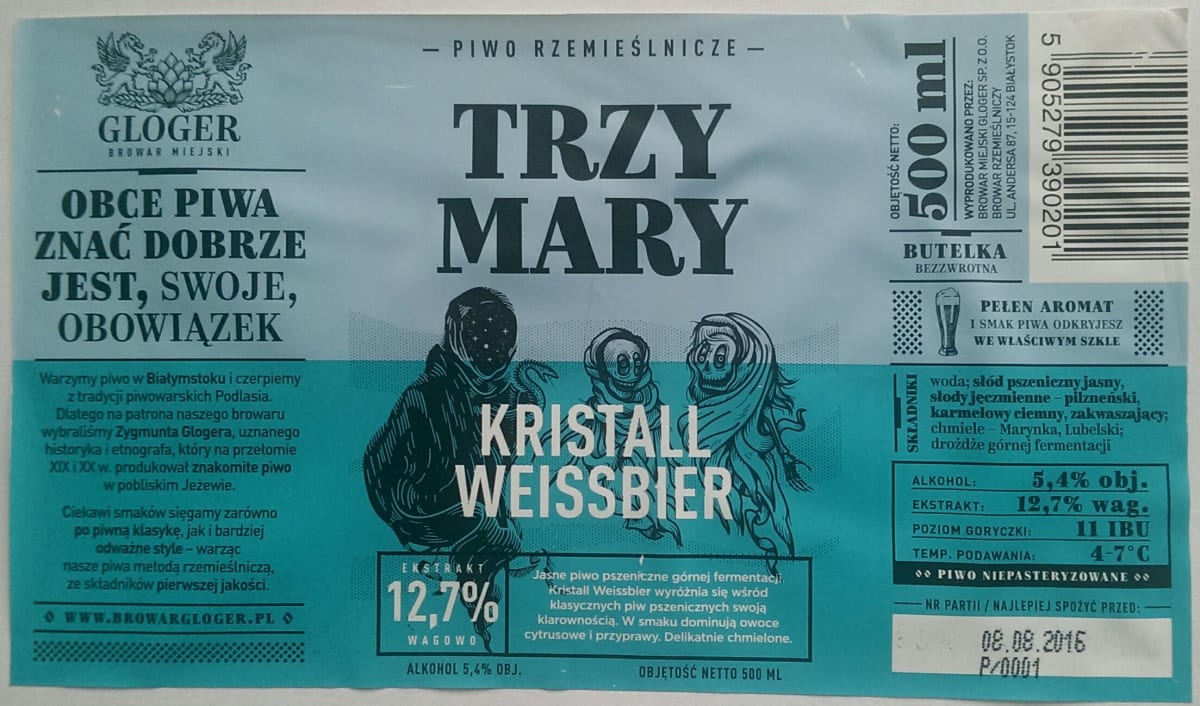 Gloger Trzy Mary Kristall Weissbier