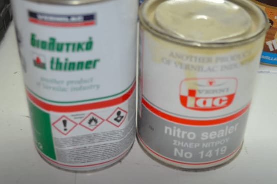 Nitro wood sealer & thinner